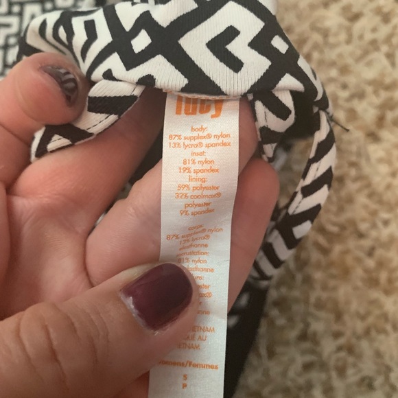 Lucy size small halter top with built in bra - Picture 4 of 7